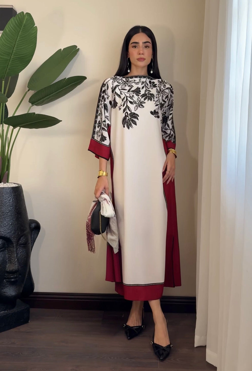 Shamoze Silk Digital Printed Dress