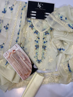 Agha Noor Emb Chiffon Dress