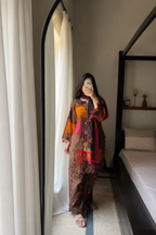 Areeha – Emerald Bloom Digital Lawn 3 Piece Suit | Unstitched