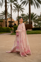 Aafreen – Blush Rose Embroidered Chikankari Lawn Suit