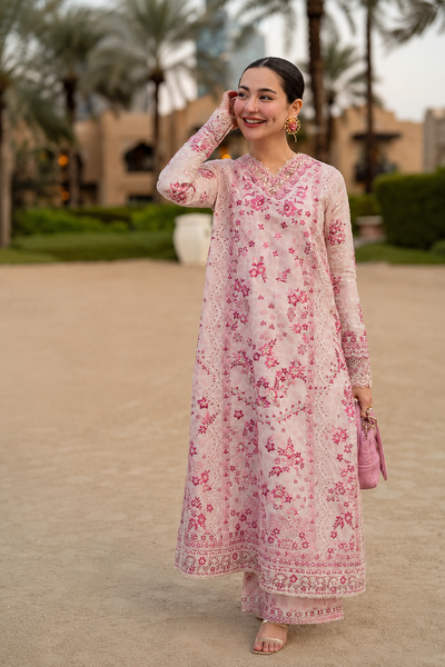 Aafreen – Blush Rose Embroidered Chikankari Lawn Suit