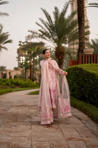 Aafreen – Blush Rose Embroidered Chikankari Lawn Suit