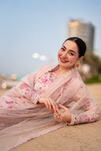Aafreen – Blush Rose Embroidered Chikankari Lawn Suit