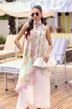 Maria.B Inspired Areej – Embroidered Lawn & Chiffon Suit