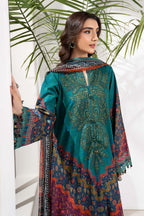 Digital Printed Lawn Embroiderd 3-Piece Suit - Kapra Collection