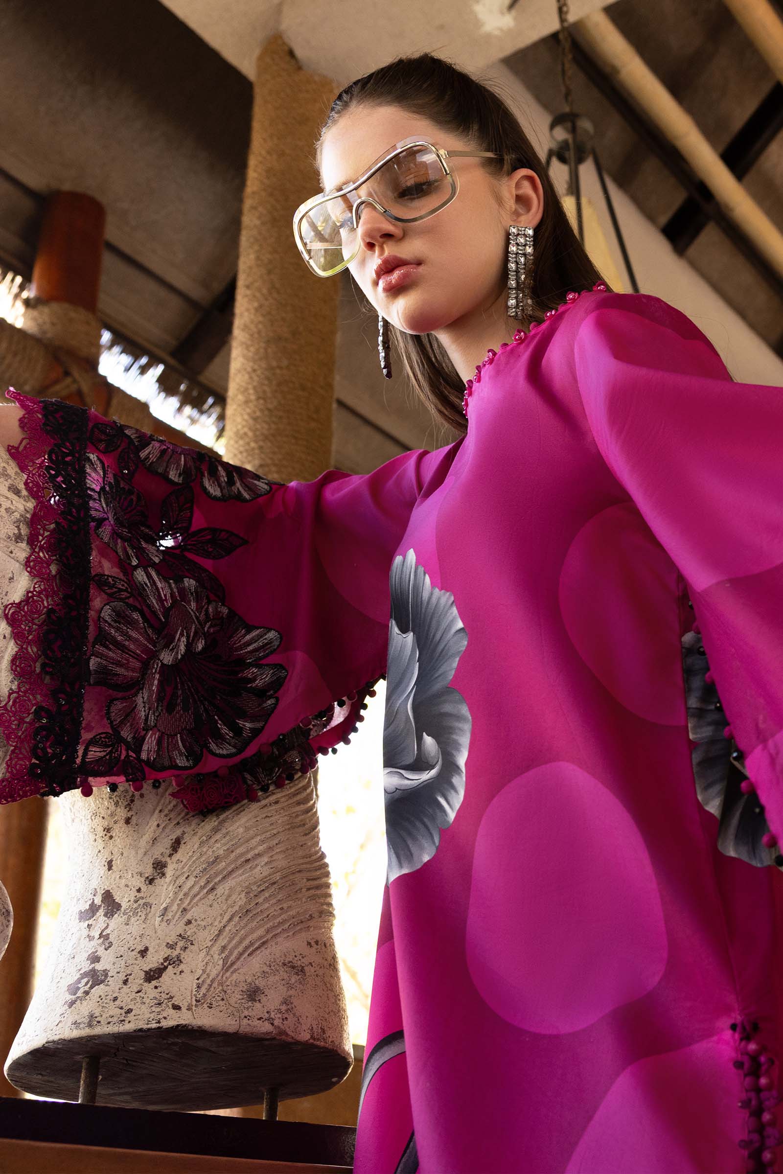03-Piece Digital Printed Lawn Dress - Kapra Collection