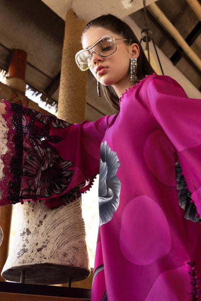 03-Piece Digital Printed Lawn Dress - Kapra Collection