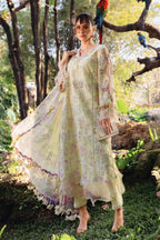 03-Piece Digital Printed Lawn Dress - Kapra Collection