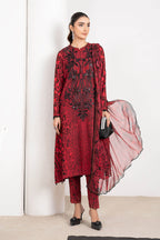 3 Piece Embroidered Lawn suit Unstitched