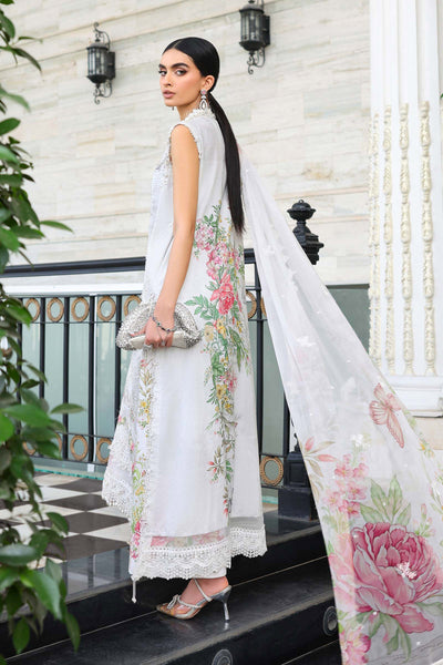 Maria.B Inspired Areej – Embroidered Lawn & Chiffon Suit