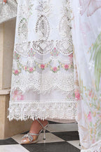 Maria.B Inspired Areej – Embroidered Lawn & Chiffon Suit