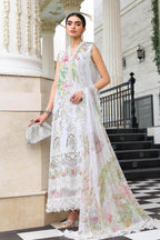 Maria.B Inspired Areej – Embroidered Lawn & Chiffon Suit