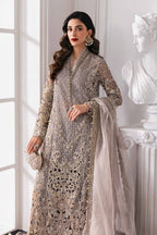 03-Piece Embroidered Organza Suit Ready To Wear