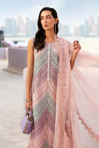03-Piece Lawn Suit With Embroidery - Kapra Collection