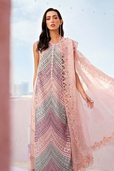 03-Piece Lawn Suit With Embroidery - Kapra Collection