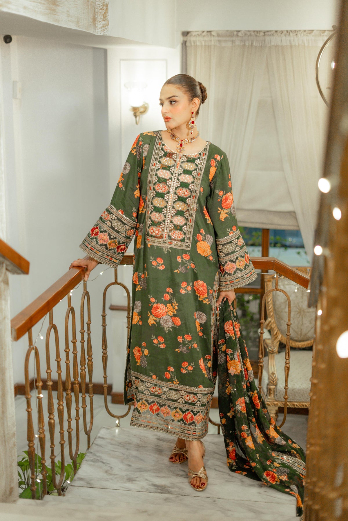 Aneela's Lawn 3Piece Dress