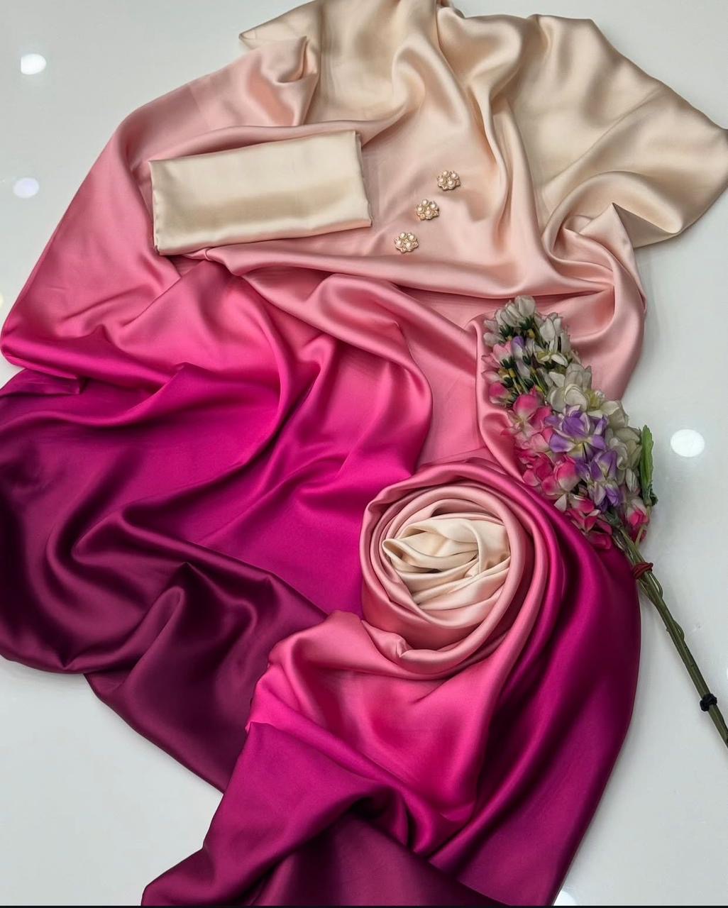 Rabeeca Silk tow tone - Kapra Collection