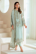 03-Piece Chiffon Suit With Embroidery | Unstitched