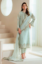 03-Piece Chiffon Suit With Embroidery | Unstitched