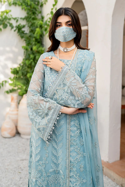 03-Chiffon Suit With Heavy Embroidery | Unstitched