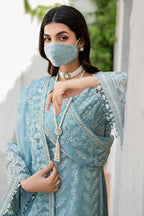 03-Chiffon Suit With Heavy Embroidery | Unstitched