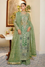 Maryams Unstitched Embroidered Formal 3 Piece Suit - Kapra Collection