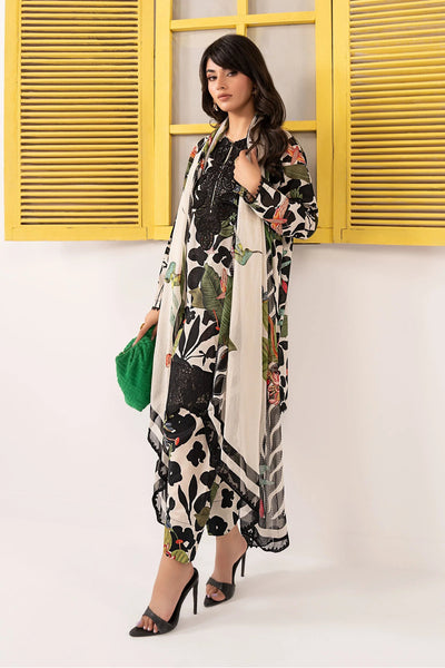 Nashwa – Maria.B Inspired Noir Floral Lawn Suit