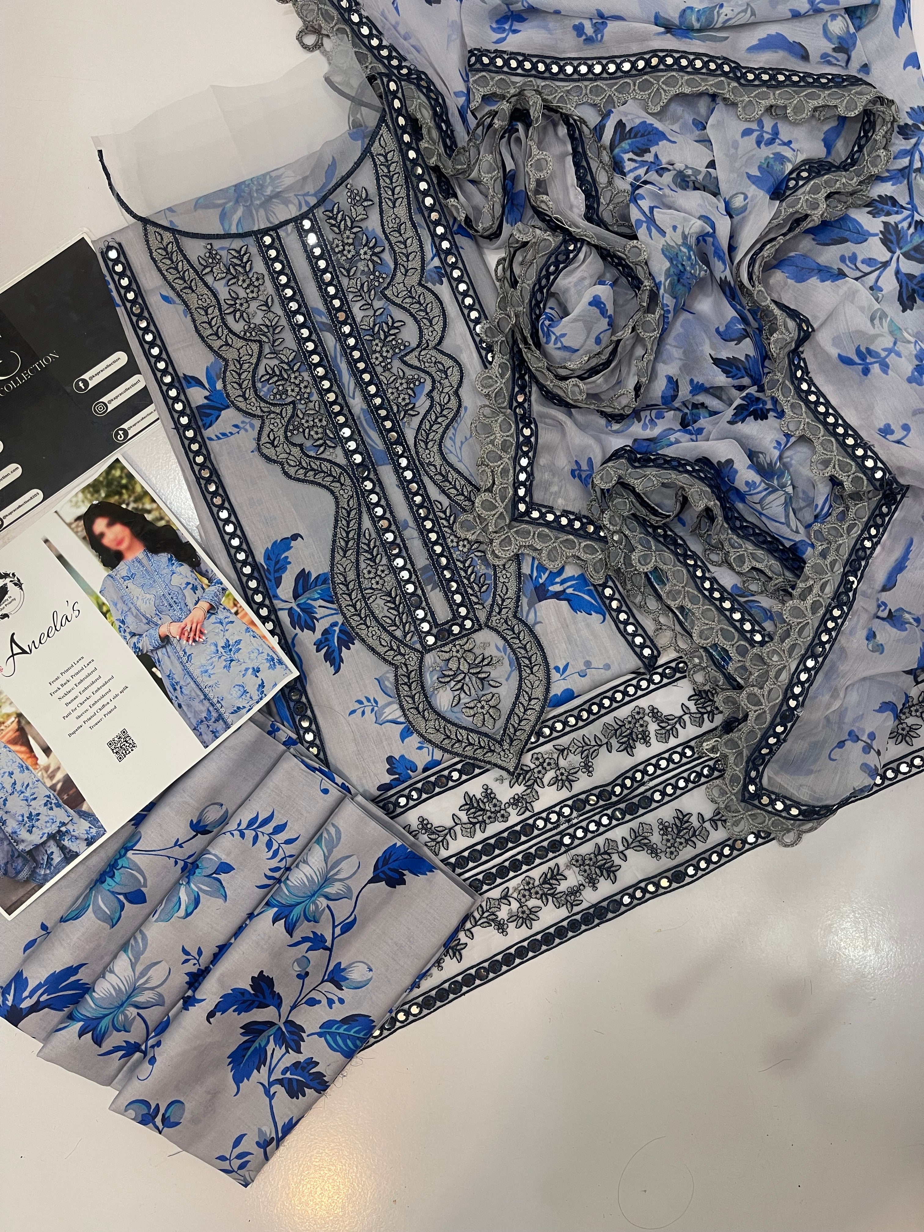 Lawn Digital Printed Dress