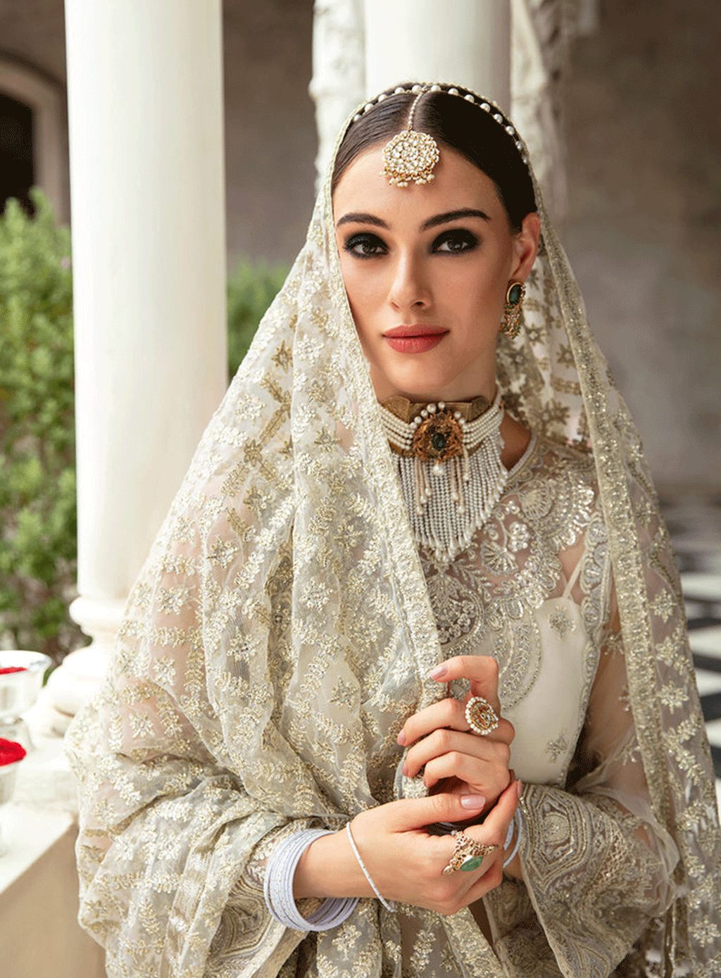 Ayzel By Afrozeh Emb Net Unstitched Dress