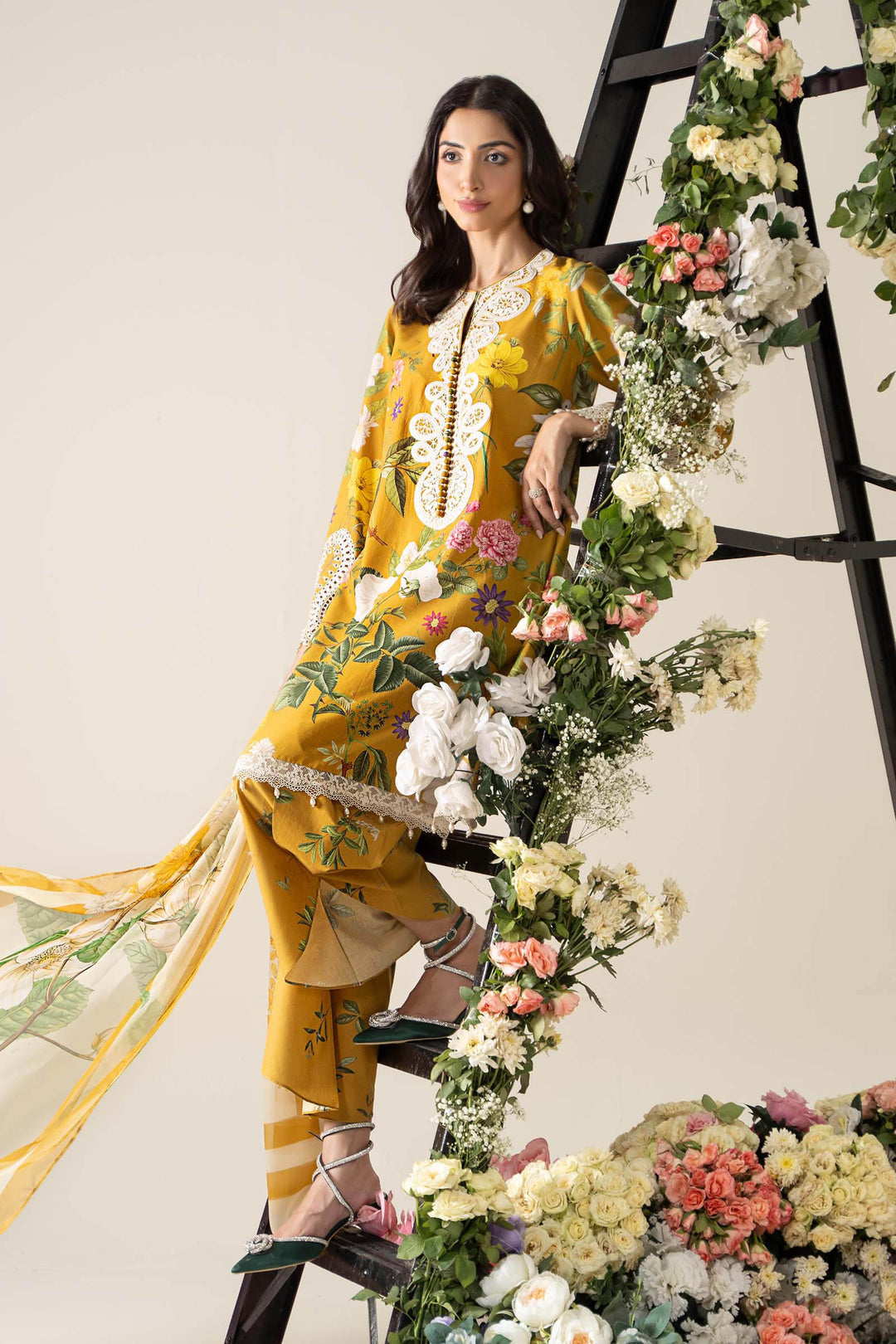 M print Lawn Unstitched Mastrd Dres