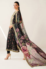 Jazmin Shamoze Silk 3Piece unstitched Dress