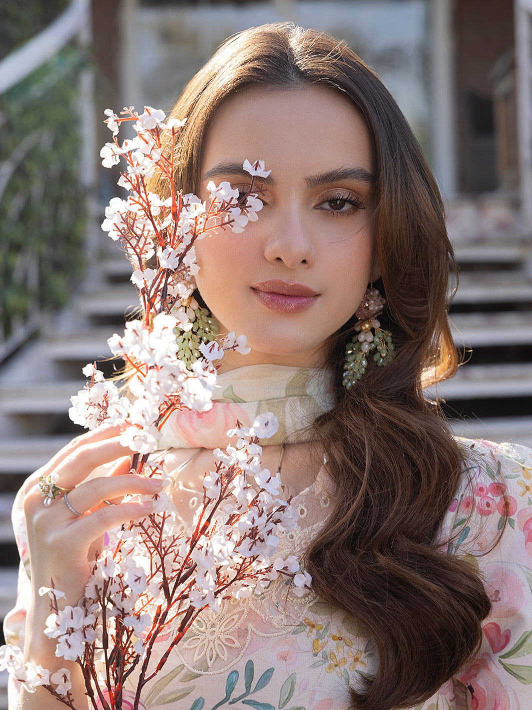 Aizal Lawn Embroidered Dress