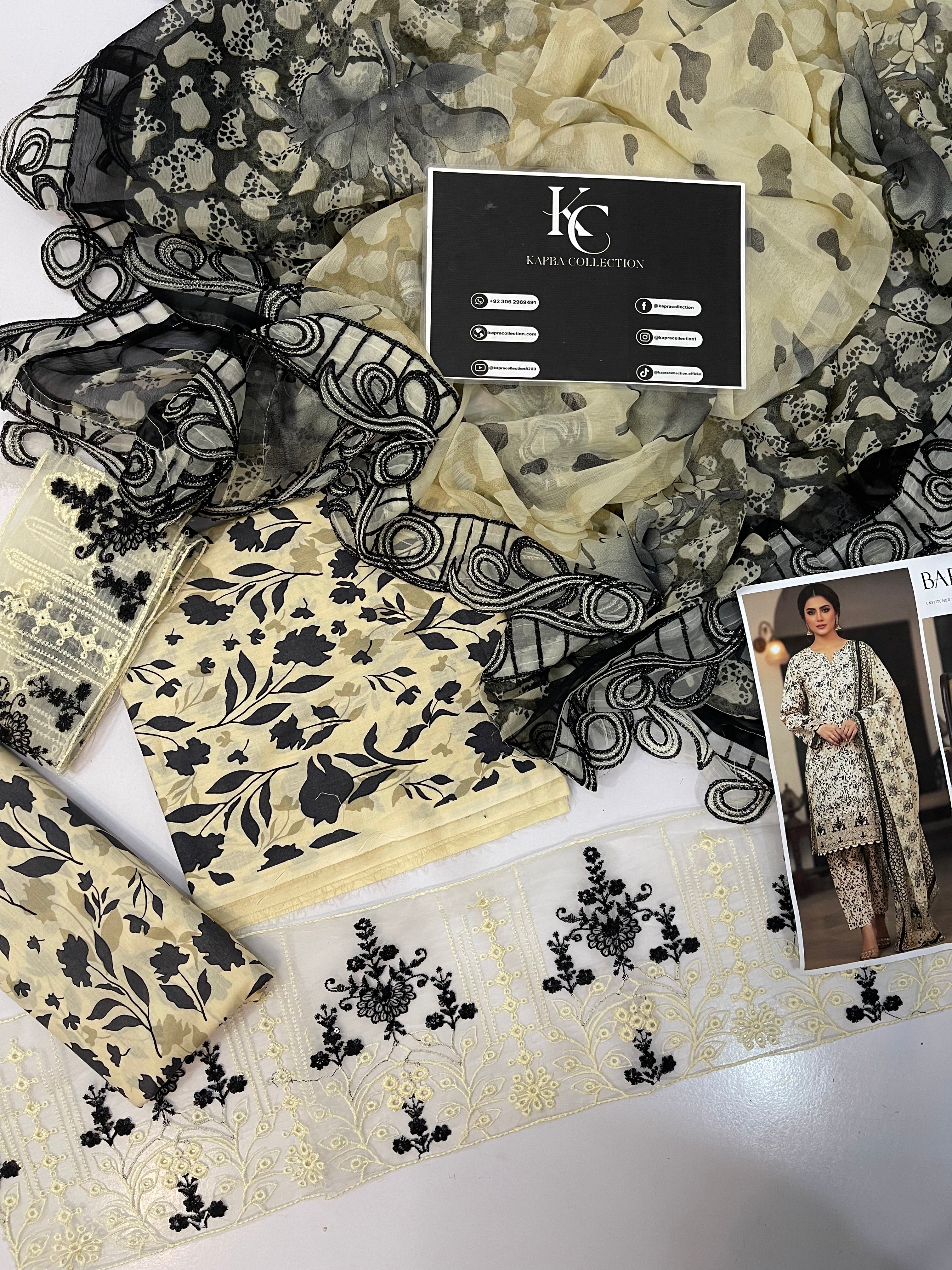 Baroque 3piece Dress