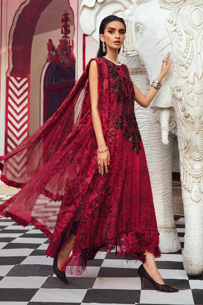 3 Piece Unstitched Embroidered Lawn Suit - Kapra Collection