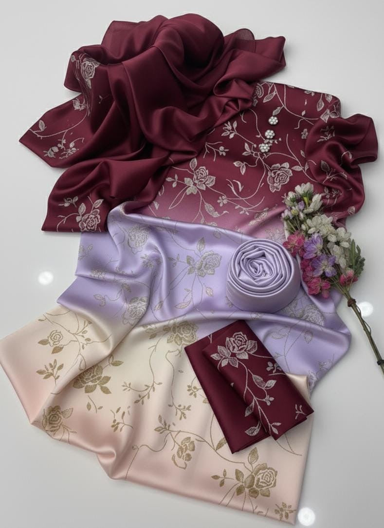 Shamoze Silk Tie-Dye 3piece Dress