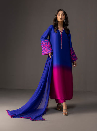 Fuchsia sapphire Shamoze Silk 2 Tone