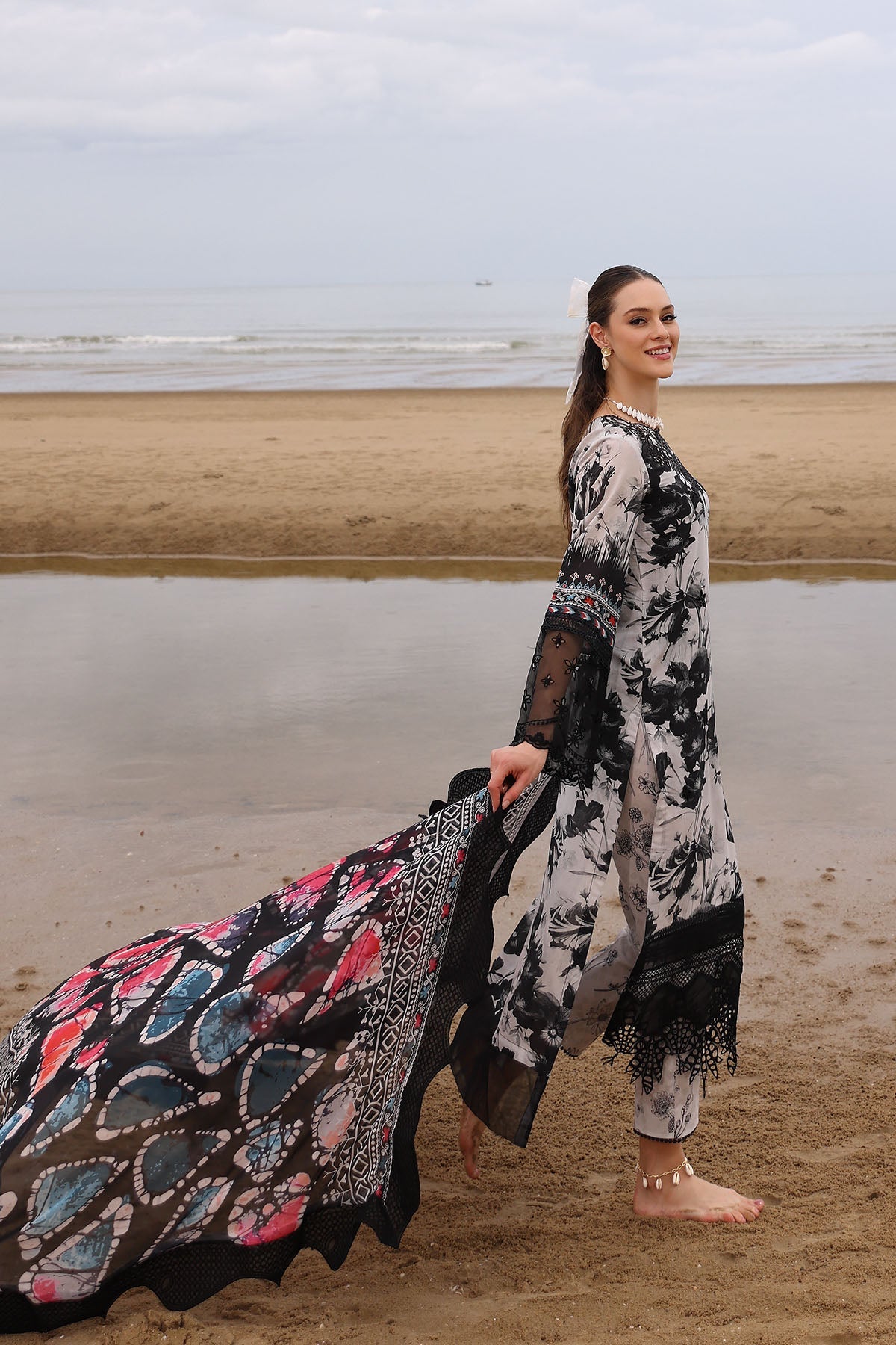 Nureh Lawn Unstitched Dress