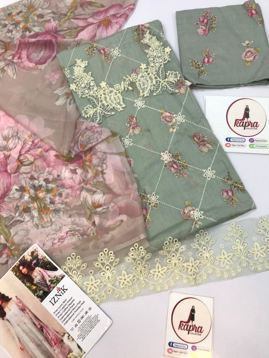 Lawn mexi  for women clothing (UNSTITCHED) by Kapra Collection - Kapra Collection