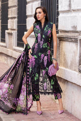 3 piece unstitched lawn printed suit by Kapra Collection - Kapra Collection