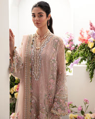 Organza unstitched suit formal wear by Kapra Collection