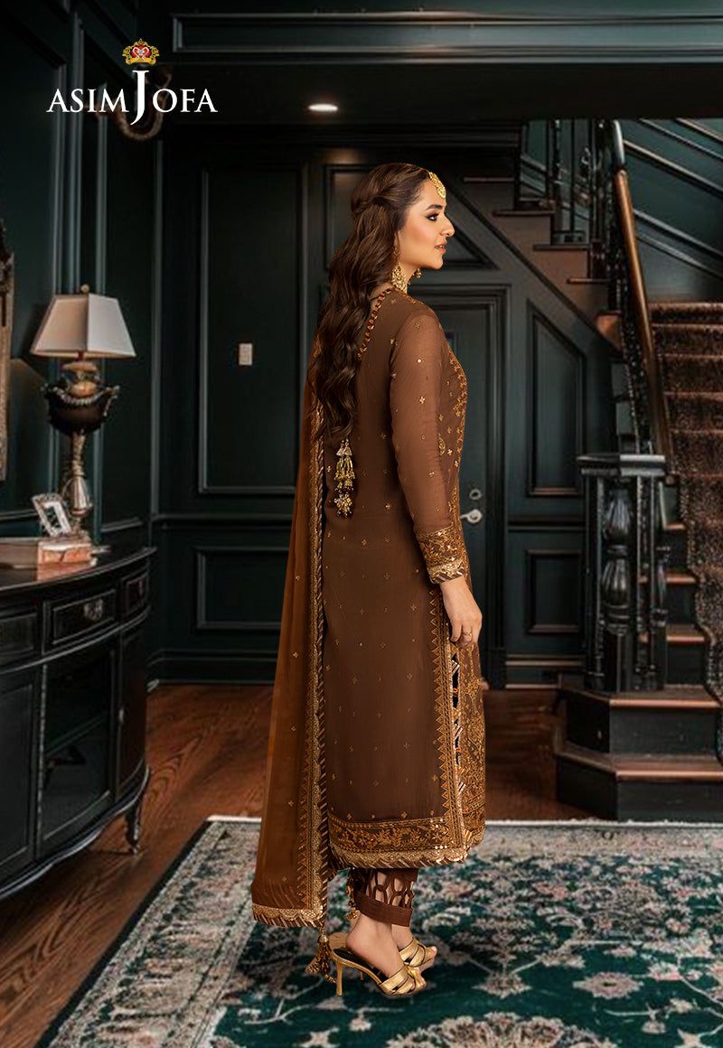 Chiffon formal wear dress unstitched by Kapra collection - Kapra Collection