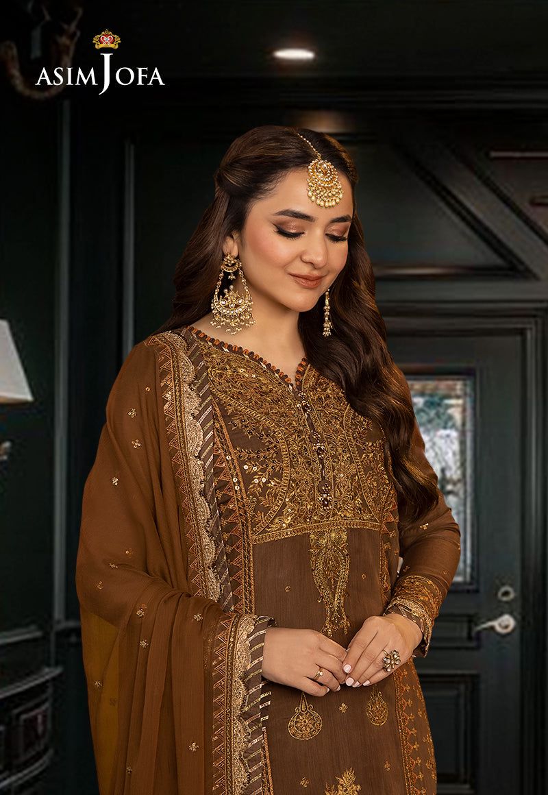 Chiffon formal wear dress unstitched by Kapra collection - Kapra Collection