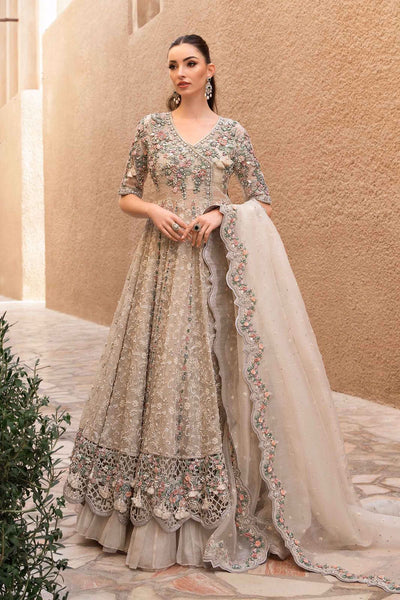 Mexi bridal bridal  dress unstitched by Kapra collection - Kapra Collection