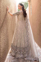Mexi bridal bridal  dress unstitched by Kapra collection - Kapra Collection