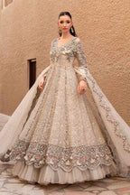 Mexi bridal bridal  dress unstitched by Kapra collection - Kapra Collection