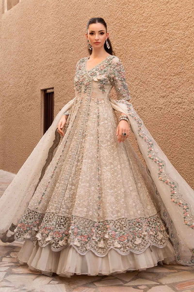 Mexi bridal bridal  dress unstitched by Kapra collection - Kapra Collection