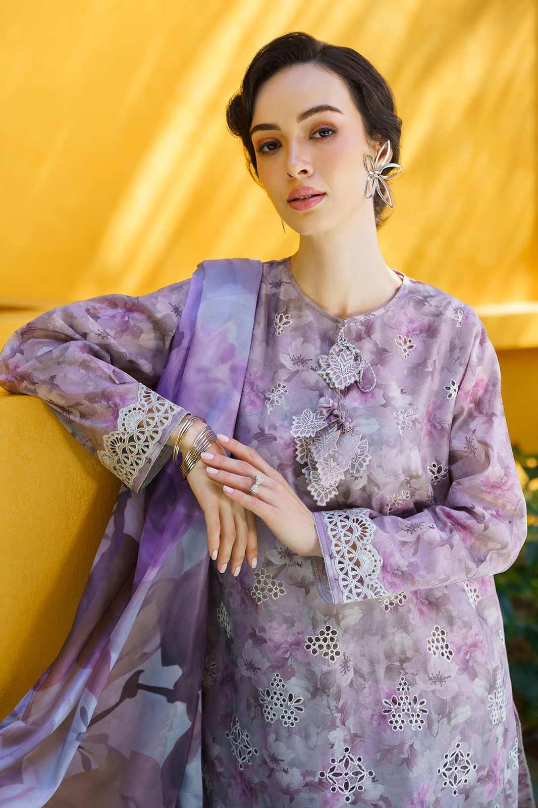 Lawn EMBROIDERED (UNSTITCHED) by Kapra Collection - Kapra Collection