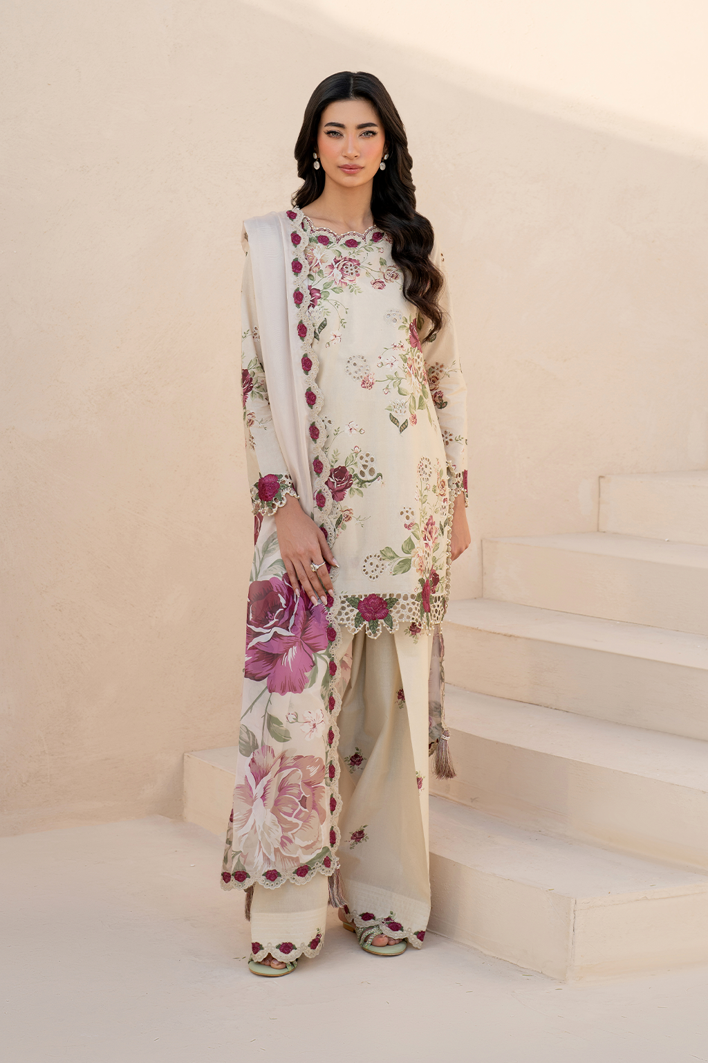 Iznik lawn 3 piece unstitched dres