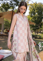 03-Piece Digital Printed Lawn Dress with dupatta - Kapra Collection