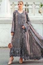 3 Piece Embroidered Chiffon suit